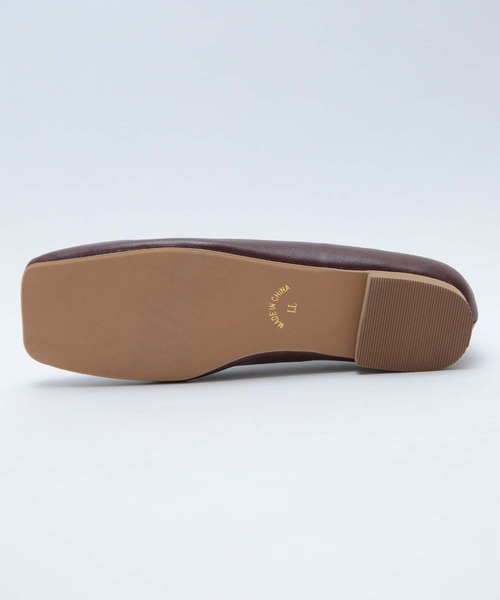 titivate（ティティベイト）の「ﾜｲﾄﾞｽｸｴｱﾄｩﾌﾗｯﾄﾊﾟﾝﾌﾟｽ（パンプス・レディース・イエロー/ブラウン/オリーブ/ブラック・S/M/L/LL）」の14枚目の写真