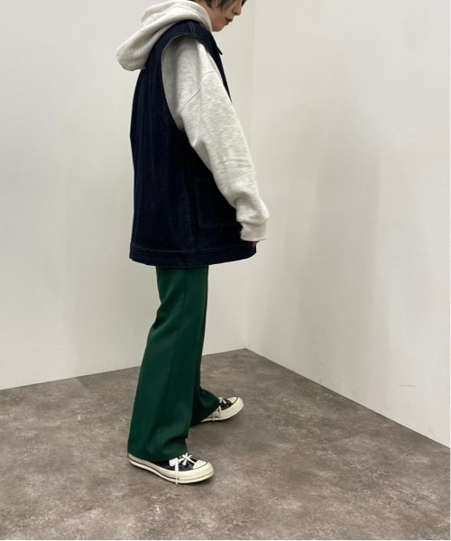 apres jour mignon（アプレジュールミニョン）の「デニムベスト【ZOZOTOWN限定アイテム】（ベスト・レディース・ダークブルー/ブラック・X-LARGE/フリー）」の17枚目の写真