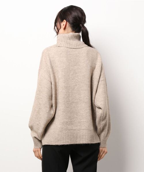 coca（coca）（コカ）の「＼新色登場／ヤク風ふんわりオフタートル（ニット/セーター・レディース・チャコールグレー/ベージュ/イエロー/ブルー/グレー/ブラック/ライトブルー・M/L）」の9枚目の写真
