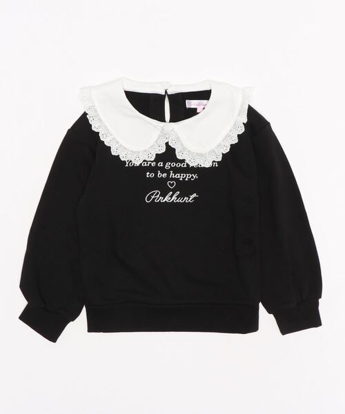 PINKHUNT（ピンクハント）の「PINKHUNT ビッグカラートレーナー 5962K #IG（スウェット・キッズ・ベージュ/ホワイト/ブラック・150cm/130cm/140cm/160cm/120cm）」の12枚目の写真