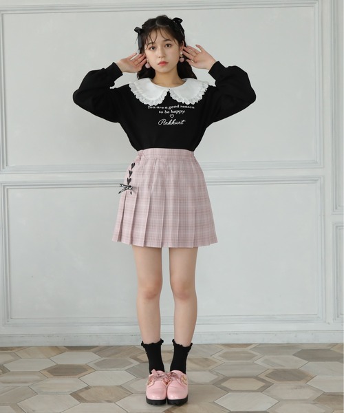 PINKHUNT（ピンクハント）の「PINKHUNT ビッグカラートレーナー 5962K #IG（スウェット・キッズ・ベージュ/ホワイト/ブラック・150cm/130cm/140cm/160cm/120cm）」の11枚目の写真