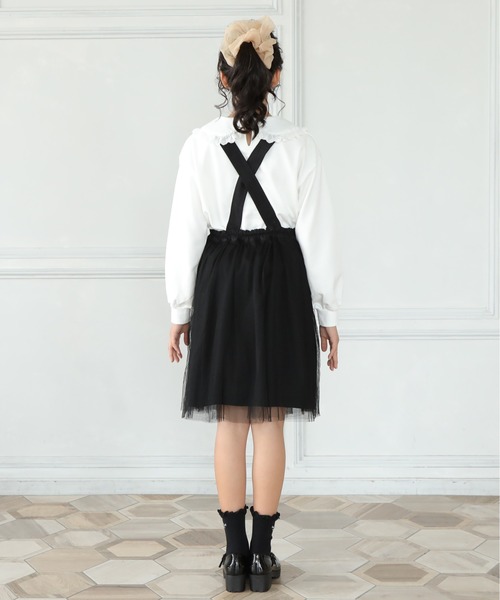 PINKHUNT（ピンクハント）の「PINKHUNT ビッグカラートレーナー 5962K #IG（スウェット・キッズ・ベージュ/ホワイト/ブラック・150cm/130cm/140cm/160cm/120cm）」の13枚目の写真