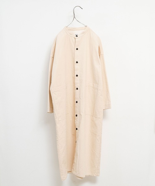 コンビニ受取対応商品 14wコーデュロイシャツワンピース 返品送料無料