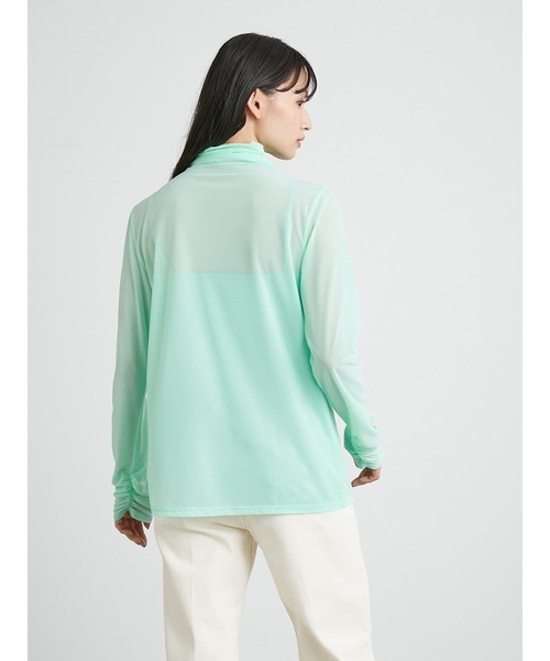LILY BROWN(リリーブラウン)の「パッカリングルーズシアートップス(Tシャツ/カットソー・レディース・ベージュ/ブラック/ブラウン/ミント・FREE)」の20枚目の写真
