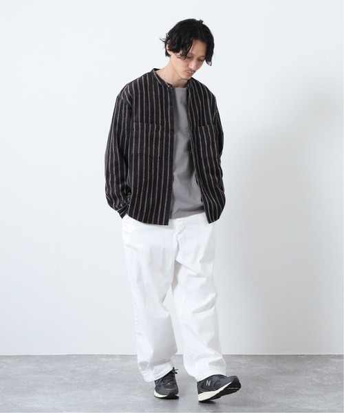 JOURNAL STANDARD(ジャーナルスタンダード)の「モールドビーパターンBAND CPO(ブルゾン・メンズ・ネイビー/ブラック系その他/ブラウン/チョコ・LARGE/SMALL/MEDIUM)」の8枚目の写真