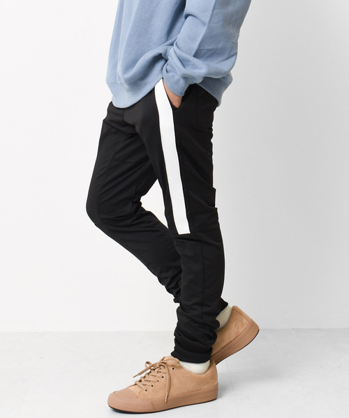 RAT EFFECT(ラットエフェクト)の「【裏起毛】トリコットラインパンツ(その他パンツ・キッズ・ブラック系その他/ブラック系その他2・120/130/140/150/160/170)」の2枚目の写真