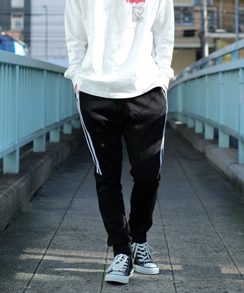 RAT EFFECT(ラットエフェクト)の「【裏起毛】トリコットラインパンツ(その他パンツ・キッズ・ブラック系その他/ブラック系その他2・120/130/140/150/160/170)」の13枚目の写真