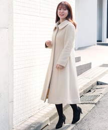 STRAWBERRY-FIELDS スプリングコート ノーカラーコート 刺繍 STRAWBERRY-FIELDS(ストロベリーフィールズ)｜ジャケット