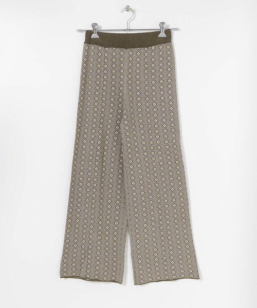 ITEMS URBANRESEARCH(アイテムズ アーバンリサーチ)の「ジャガードニットパンツ(その他パンツ・レディース・ブラウン/グリーン/モカ・FREE)」の22枚目の写真