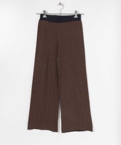 ITEMS URBANRESEARCH(アイテムズ アーバンリサーチ)の「ジャガードニットパンツ(その他パンツ・レディース・ブラウン/グリーン/モカ・FREE)」の21枚目の写真