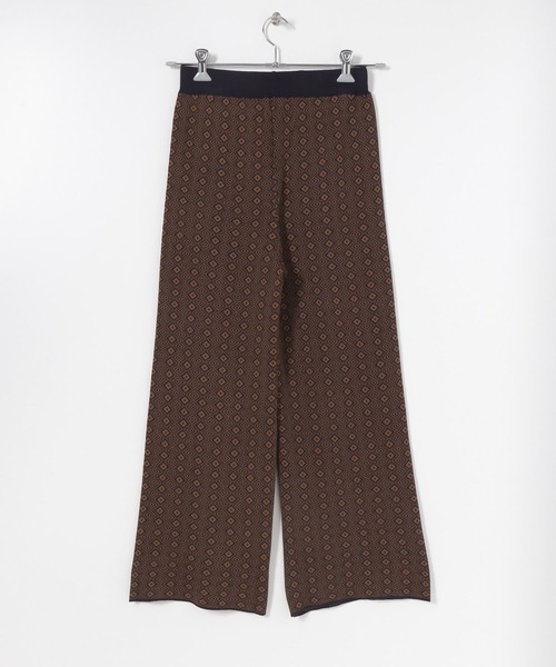 ITEMS URBANRESEARCH(アイテムズ アーバンリサーチ)の「ジャガードニットパンツ(その他パンツ・レディース・ブラウン/グリーン/モカ・FREE)」の20枚目の写真