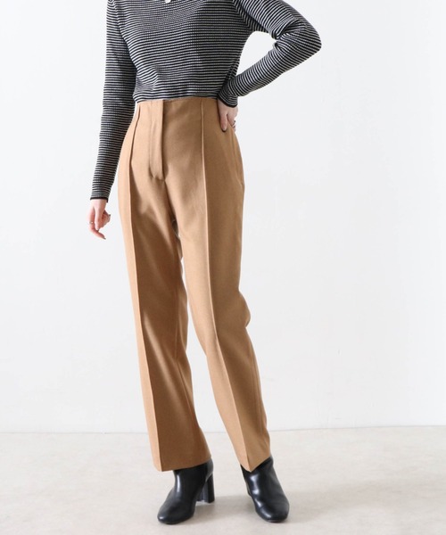 Cheek(チーク)の「【日本製】無地センターシームパンツ(その他パンツ・レディース・ブラウン/アイボリー/キャメル・SMALL/MEDIUM)」の21枚目の写真