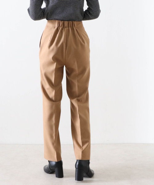 Cheek(チーク)の「【日本製】無地センターシームパンツ(その他パンツ・レディース・ブラウン/アイボリー/キャメル・SMALL/MEDIUM)」の6枚目の写真