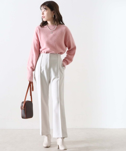 Cheek(チーク)の「【日本製】無地センターシームパンツ(その他パンツ・レディース・ブラウン/アイボリー/キャメル・SMALL/MEDIUM)」の17枚目の写真