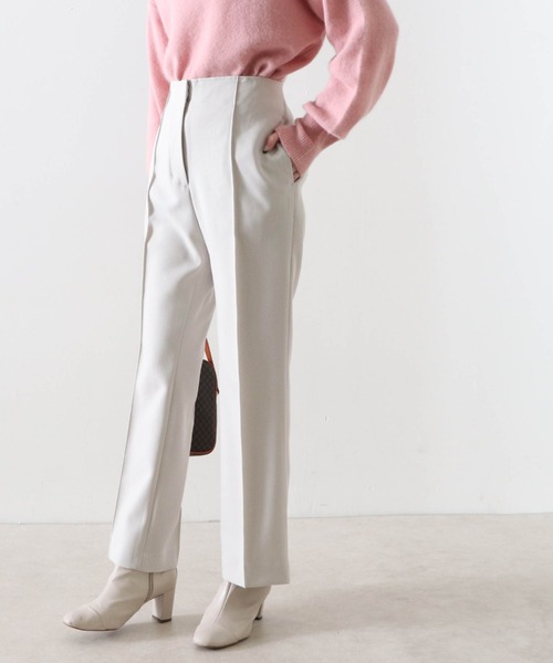 Cheek(チーク)の「【日本製】無地センターシームパンツ(その他パンツ・レディース・ブラウン/アイボリー/キャメル・SMALL/MEDIUM)」の22枚目の写真