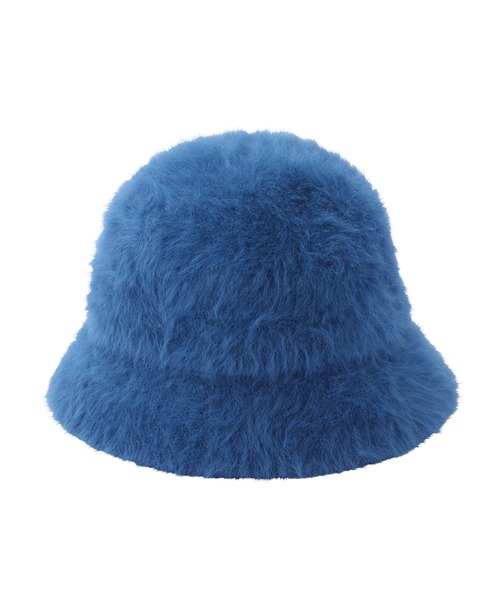 X-girl（エックスガール）の「FEATHER YARN HAT（ハット・レディース・ブルー/ブラウン/ブラック・ONE SIZE）」の7枚目の写真