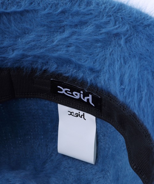 X-girl（エックスガール）の「FEATHER YARN HAT（ハット・レディース・ブルー/ブラウン/ブラック・ONE SIZE）」の10枚目の写真