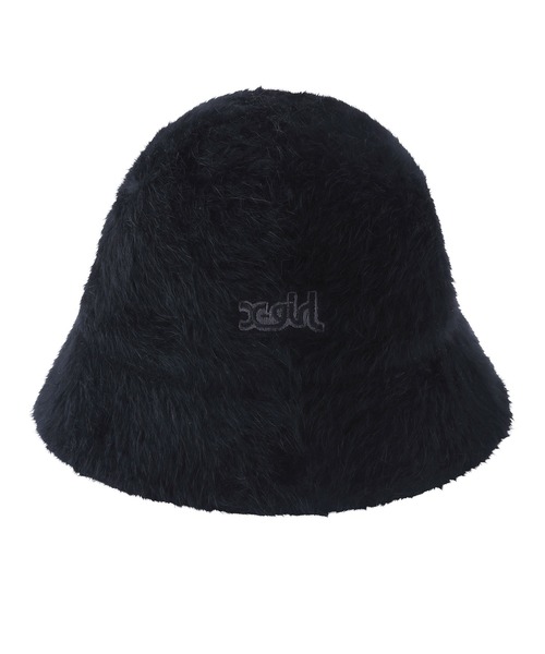 X-girl（エックスガール）の「FEATHER YARN HAT（ハット・レディース・ブルー/ブラウン/ブラック・ONE SIZE）」の12枚目の写真