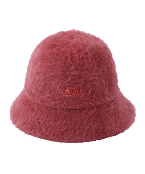 X-girl（エックスガール）の「FEATHER YARN HAT（ハット・レディース・ブルー/ブラウン/ブラック・ONE SIZE）」の13枚目の写真