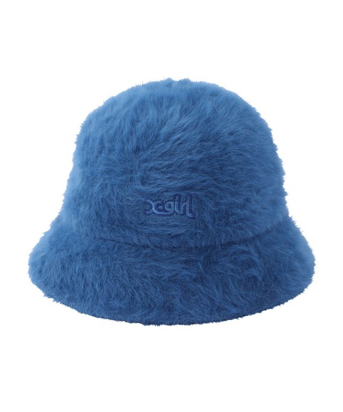 X-girl（エックスガール）の「FEATHER YARN HAT（ハット・レディース・ブルー/ブラウン/ブラック・ONE SIZE）」の14枚目の写真