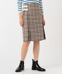 TOMORROWLAND （トゥモローランド）の「ウールフランネル キルトスカート（スカート）」