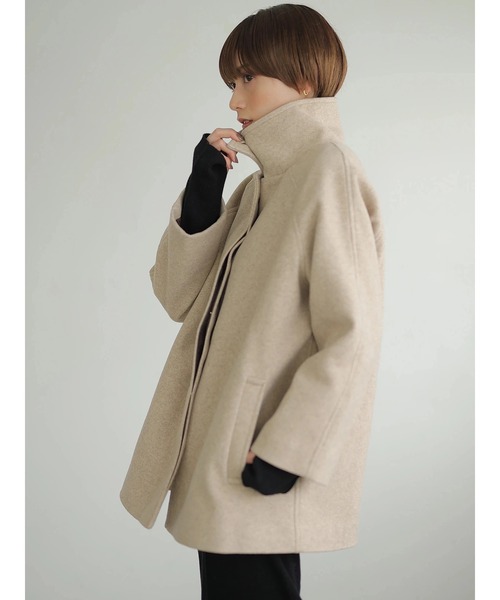 rem closet（レムクローゼット）の「2wayｼｮｰﾄｺｰﾄ（その他アウター・レディース・オートミール・SMALL）」の3枚目の写真