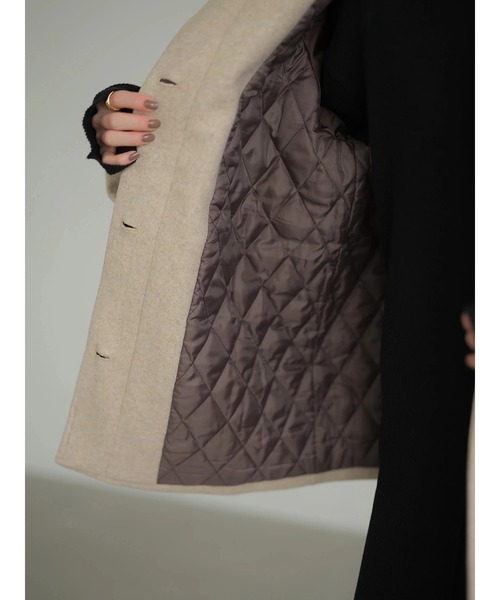 rem closet（レムクローゼット）の「2wayｼｮｰﾄｺｰﾄ（その他アウター・レディース・オートミール・SMALL）」の14枚目の写真