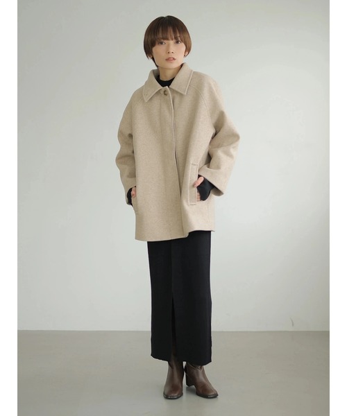 rem closet（レムクローゼット）の「2wayｼｮｰﾄｺｰﾄ（その他アウター・レディース・オートミール・SMALL）」の16枚目の写真