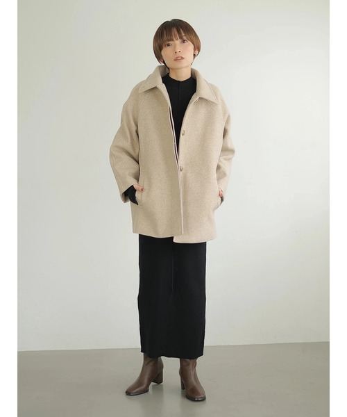 rem closet（レムクローゼット）の「2wayｼｮｰﾄｺｰﾄ（その他アウター・レディース・オートミール・SMALL）」の8枚目の写真