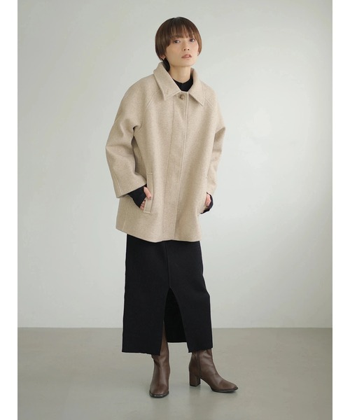 rem closet（レムクローゼット）の「2wayｼｮｰﾄｺｰﾄ（その他アウター・レディース・オートミール・SMALL）」の5枚目の写真