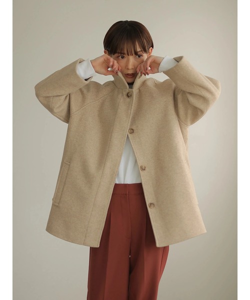 rem closet（レムクローゼット）の「2wayｼｮｰﾄｺｰﾄ（その他アウター・レディース・オートミール・SMALL）」の21枚目の写真