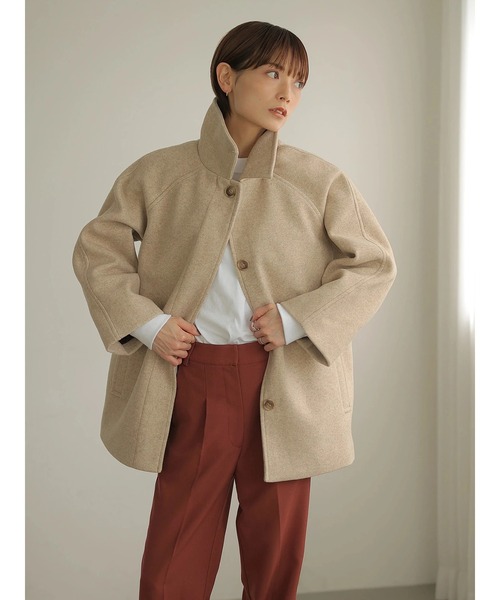 rem closet（レムクローゼット）の「2wayｼｮｰﾄｺｰﾄ（その他アウター・レディース・オートミール・SMALL）」の15枚目の写真