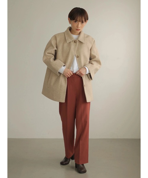 rem closet（レムクローゼット）の「2wayｼｮｰﾄｺｰﾄ（その他アウター・レディース・オートミール・SMALL）」の2枚目の写真