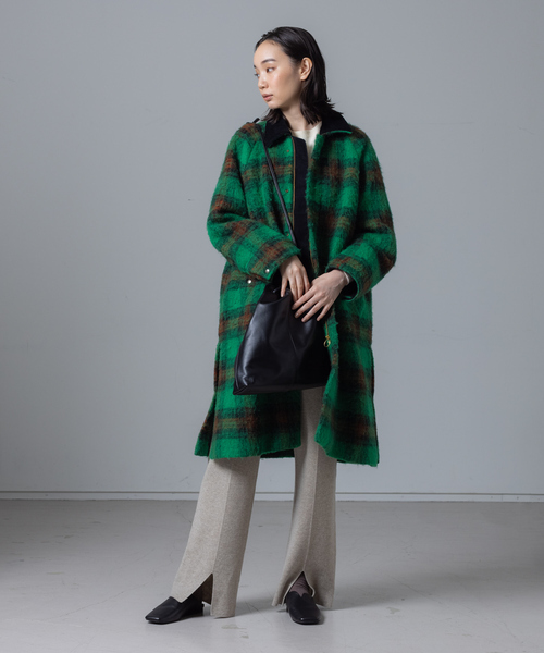 collex（コレックス）の「【別注】THE CASE×collex 2WAYレザー巾着トートバッグ（トートバッグ・レディース・ブラック/ベージュ/カーキ/オフホワイト・フリー）」の8枚目の写真