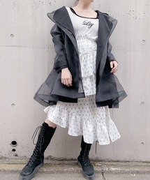 lilLilly | オーガンジートレンチコート(トレンチコート)