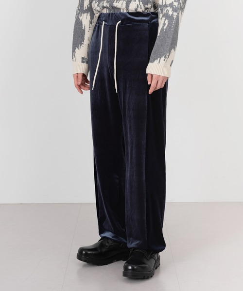 FOLLOWIN（フォロウィン）の「【UNISEX】ウエストゴムベロアベルベットストリングパンツ（その他パンツ・レディース・ブラック/ブラウン/チャコール・FREE）」の18枚目の写真