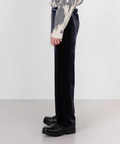 FOLLOWIN（フォロウィン）の「【UNISEX】ウエストゴムベロアベルベットストリングパンツ（その他パンツ・レディース・ブラック/ブラウン/チャコール・FREE）」の13枚目の写真
