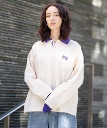 X-girl | L/S POLO SHIRT(ポロシャツ)