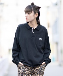 X-girl | L/S POLO SHIRT(ポロシャツ)
