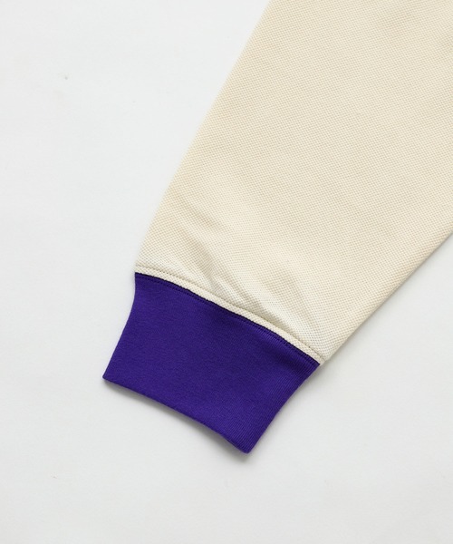 X-girl（エックスガール）の「L/S POLO SHIRT（ポロシャツ・レディース・ブラック/オフホワイト/グリーン・S/M）」の18枚目の写真