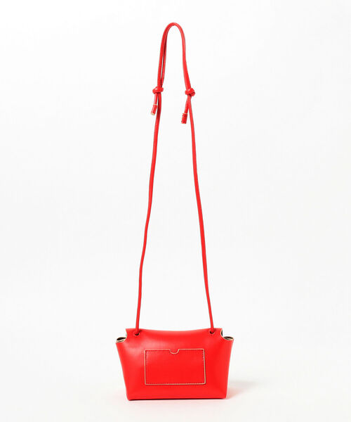 Ray BEAMS（レイビームス）の「BEAURE × Ray BEAMS / 別注 ミニ ショルダー バッグ（ショルダーバッグ・レディース・レッド/ベージュ・ONE SIZE）」の14枚目の写真