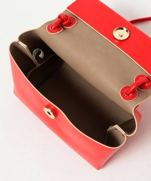 Ray BEAMS（レイビームス）の「BEAURE × Ray BEAMS / 別注 ミニ ショルダー バッグ（ショルダーバッグ・レディース・レッド/ベージュ・ONE SIZE）」の16枚目の写真