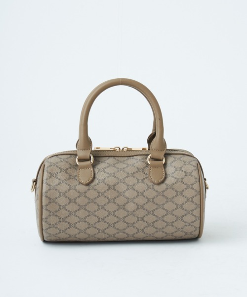 COLONY 2139（コロニートゥーワンスリーナイン）の「モノグラムドラムバッグ（ドラムバッグ・レディース・ベージュ/ブラウン/アイボリー・FREE）」の9枚目の写真