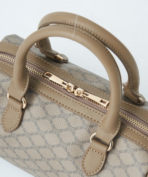 COLONY 2139（コロニートゥーワンスリーナイン）の「モノグラムドラムバッグ（ドラムバッグ・レディース・ベージュ/ブラウン/アイボリー・FREE）」の5枚目の写真