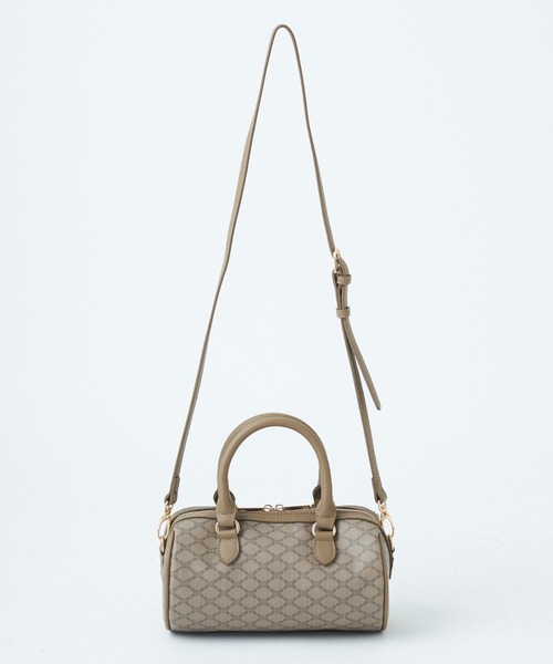 COLONY 2139（コロニートゥーワンスリーナイン）の「モノグラムドラムバッグ（ドラムバッグ・レディース・ベージュ/ブラウン/アイボリー・FREE）」の10枚目の写真