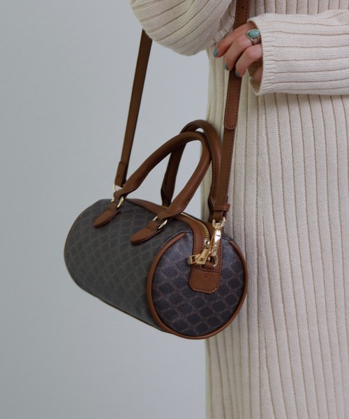 COLONY 2139（コロニートゥーワンスリーナイン）の「モノグラムドラムバッグ（ドラムバッグ・レディース・ベージュ/ブラウン/アイボリー・FREE）」の15枚目の写真