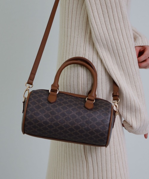 COLONY 2139（コロニートゥーワンスリーナイン）の「モノグラムドラムバッグ（ドラムバッグ・レディース・ベージュ/ブラウン/アイボリー・FREE）」の13枚目の写真