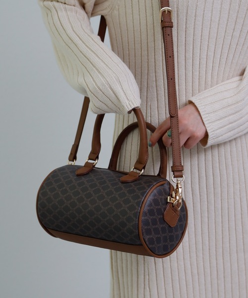 COLONY 2139（コロニートゥーワンスリーナイン）の「モノグラムドラムバッグ（ドラムバッグ・レディース・ベージュ/ブラウン/アイボリー・FREE）」の16枚目の写真