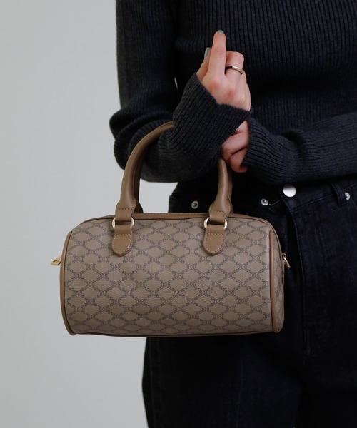 COLONY 2139（コロニートゥーワンスリーナイン）の「モノグラムドラムバッグ（ドラムバッグ・レディース・ベージュ/ブラウン/アイボリー・FREE）」の18枚目の写真