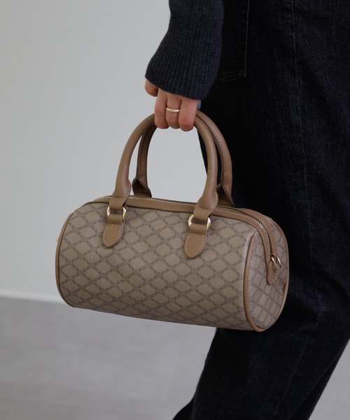 COLONY 2139（コロニートゥーワンスリーナイン）の「モノグラムドラムバッグ（ドラムバッグ・レディース・ベージュ/ブラウン/アイボリー・FREE）」の20枚目の写真